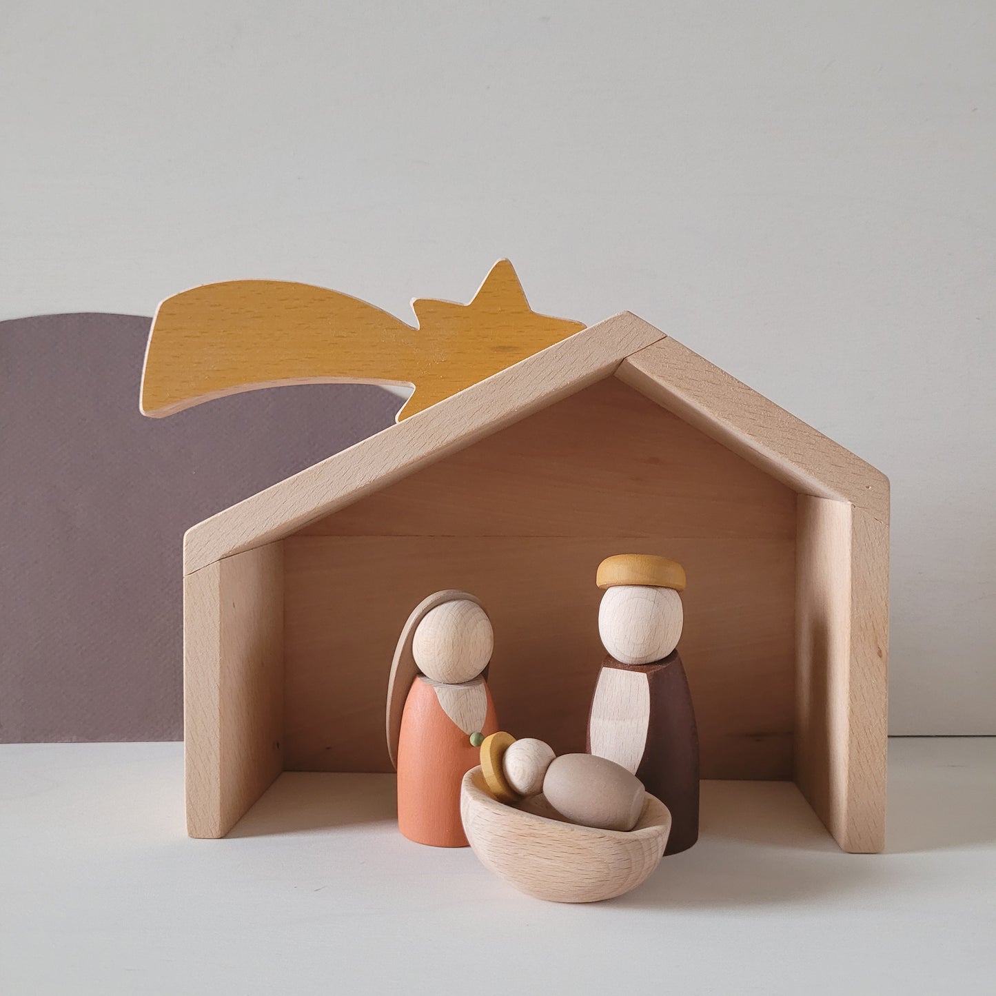 Wooden Nativity Set