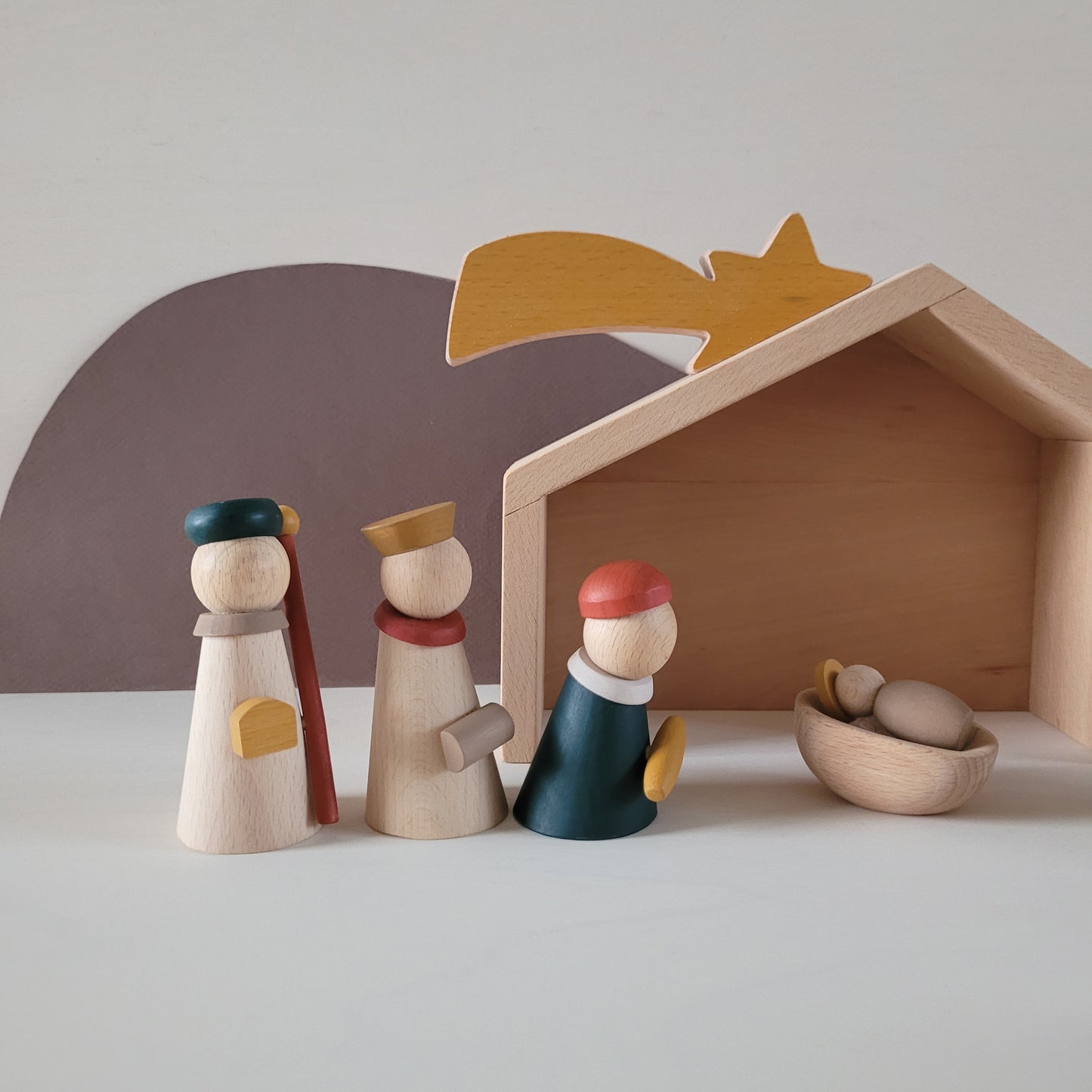 Wooden Nativity Set