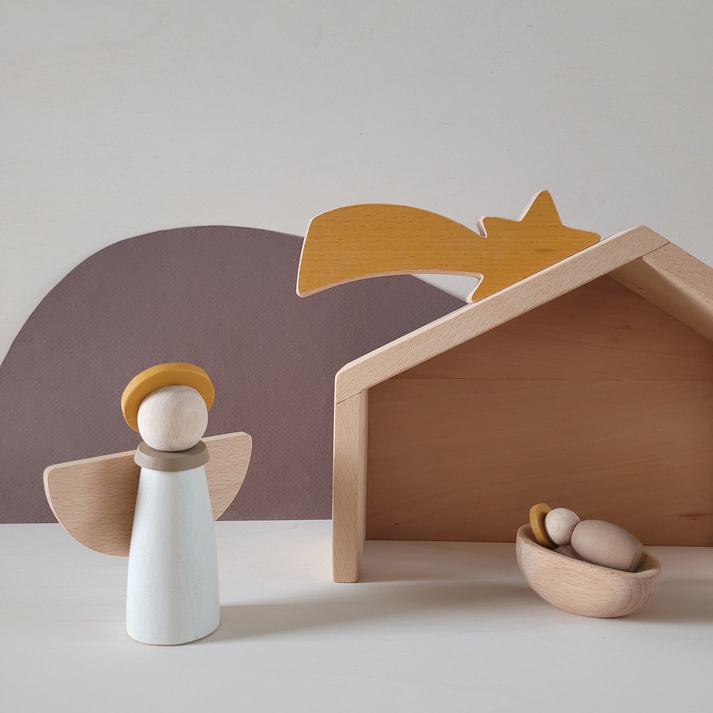 Wooden Nativity Set