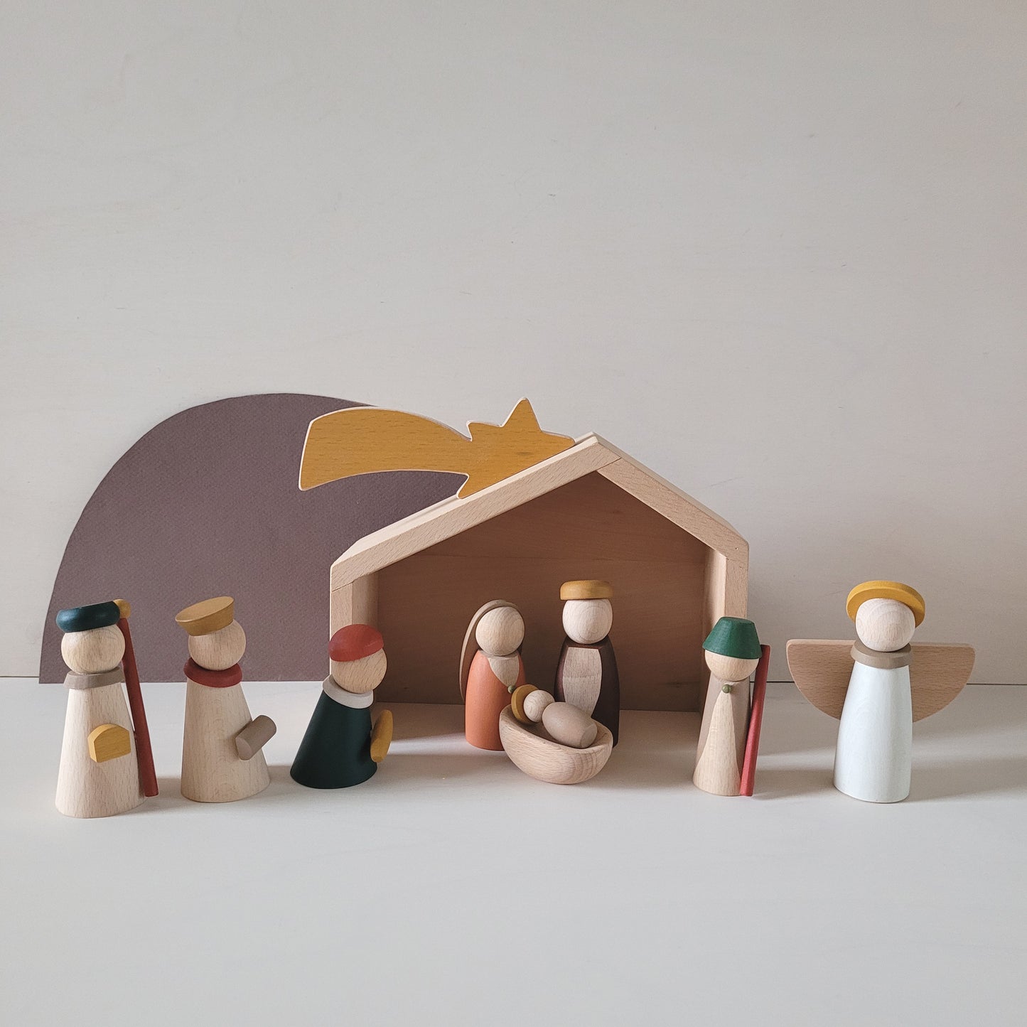 Wooden Nativity Set