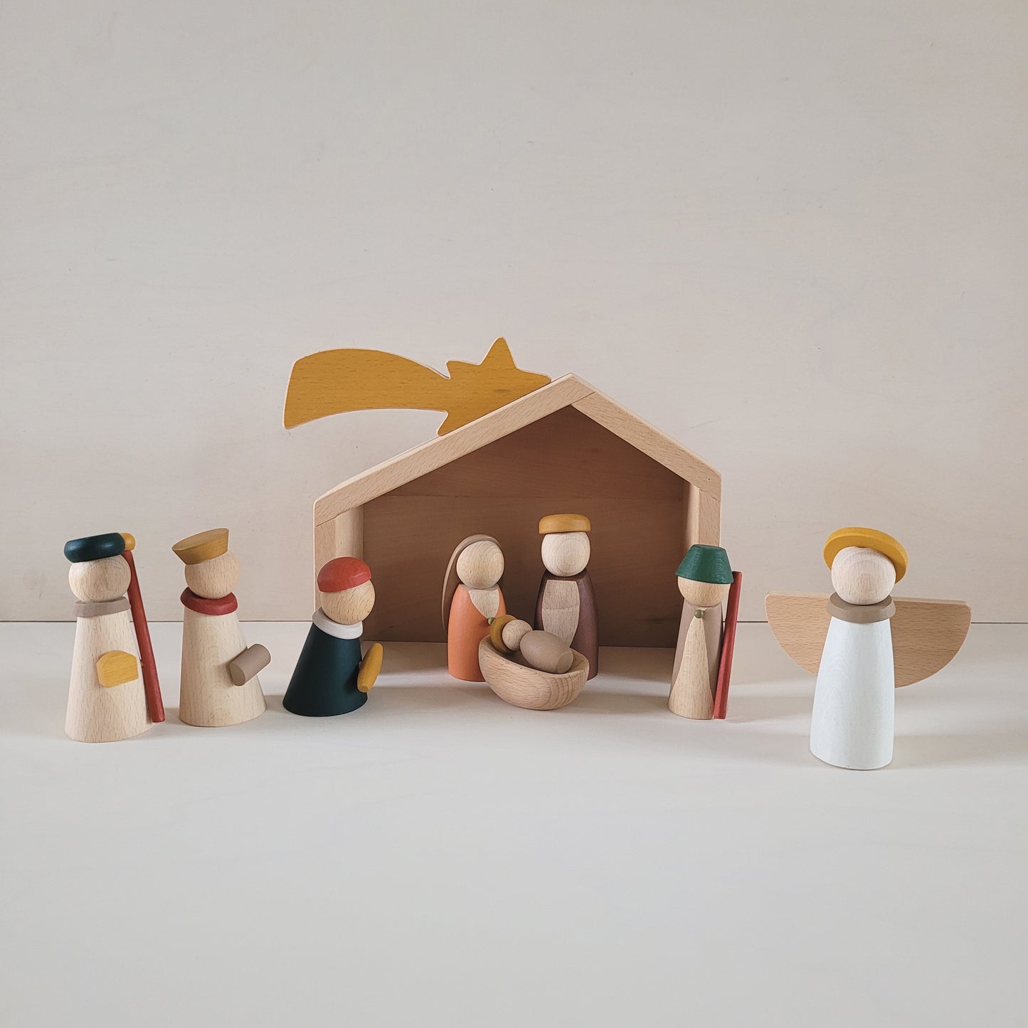 Wooden Nativity Set