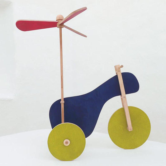 The Flying tricycle construction toy