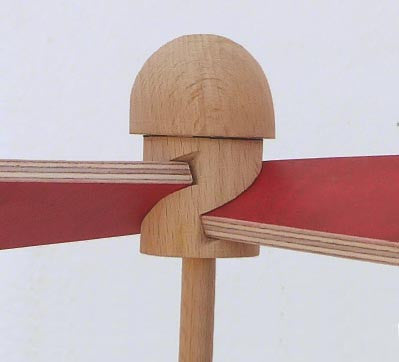 The Flying tricycle construction toy